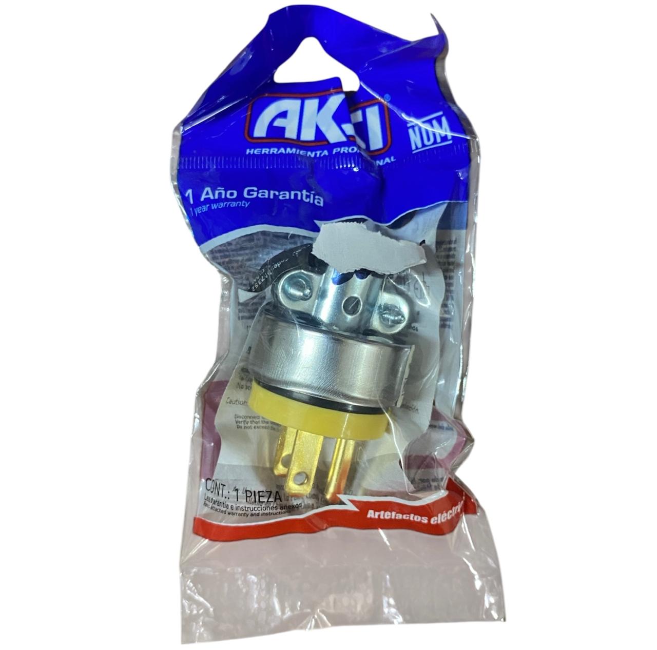 Clavija Uso Rudo Base Metal